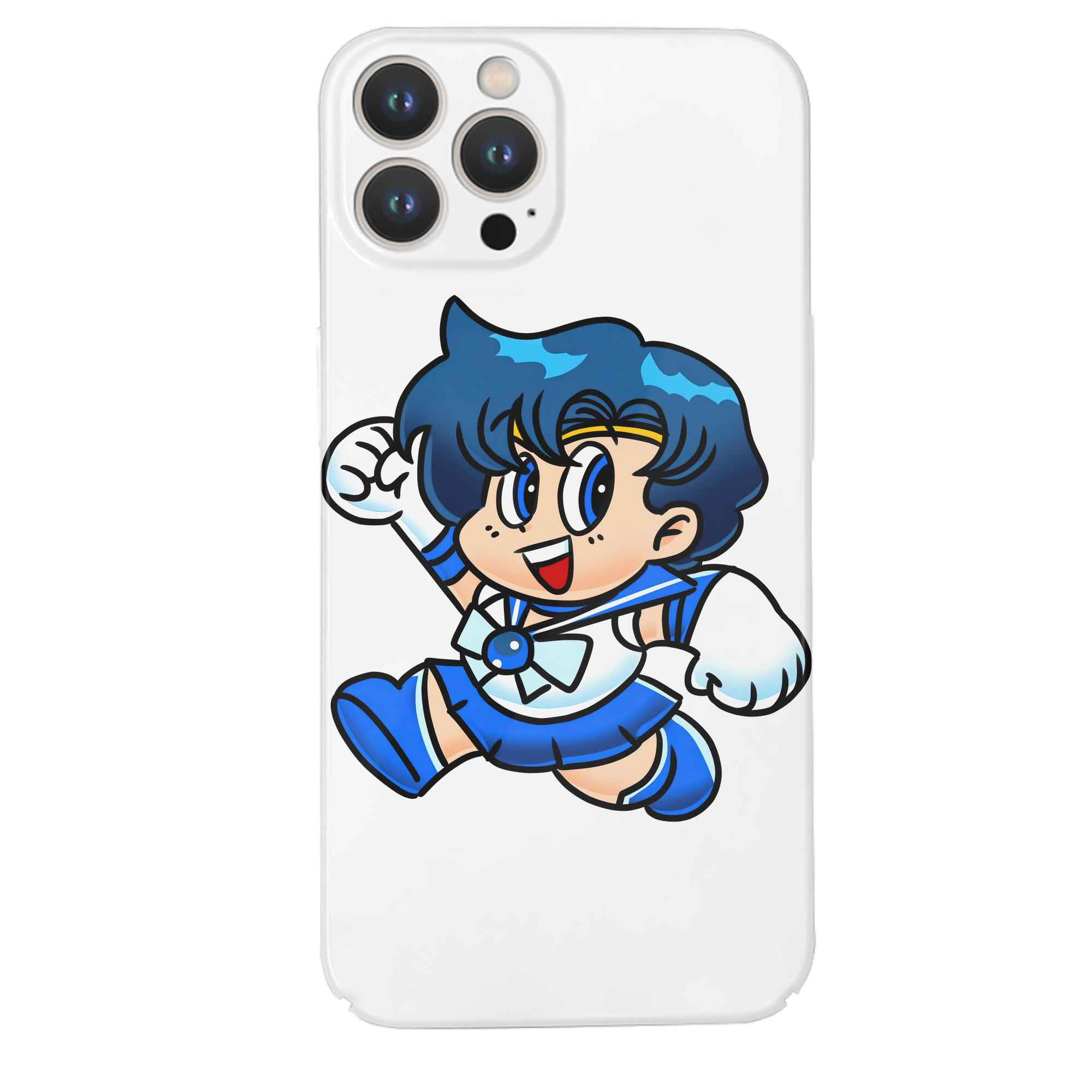 （画像用） 美少女戦士セーラームーン 水野 亜美 みずの あみ Sailor Moon Mizuno Ami 【iPhone 14シリーズ対応】ハードケース